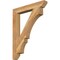 Ekena Millwork Balboa Slat Rough Sawn Bracket, Western Red Cedar, 4"W x 30"D x 38"H BKT04X30X38BOA06RWR - alternate 1